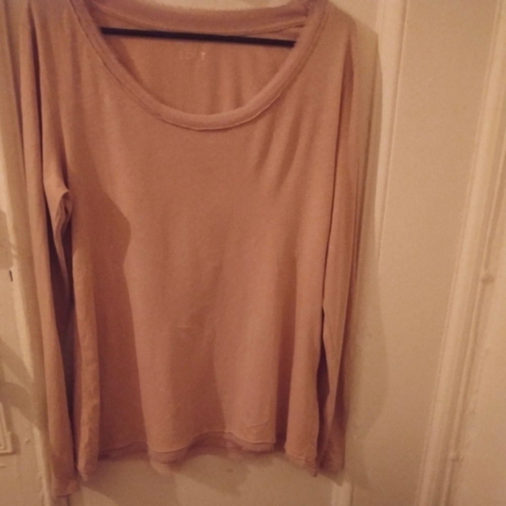 LOFT beige blouse - Picture 1 of 6